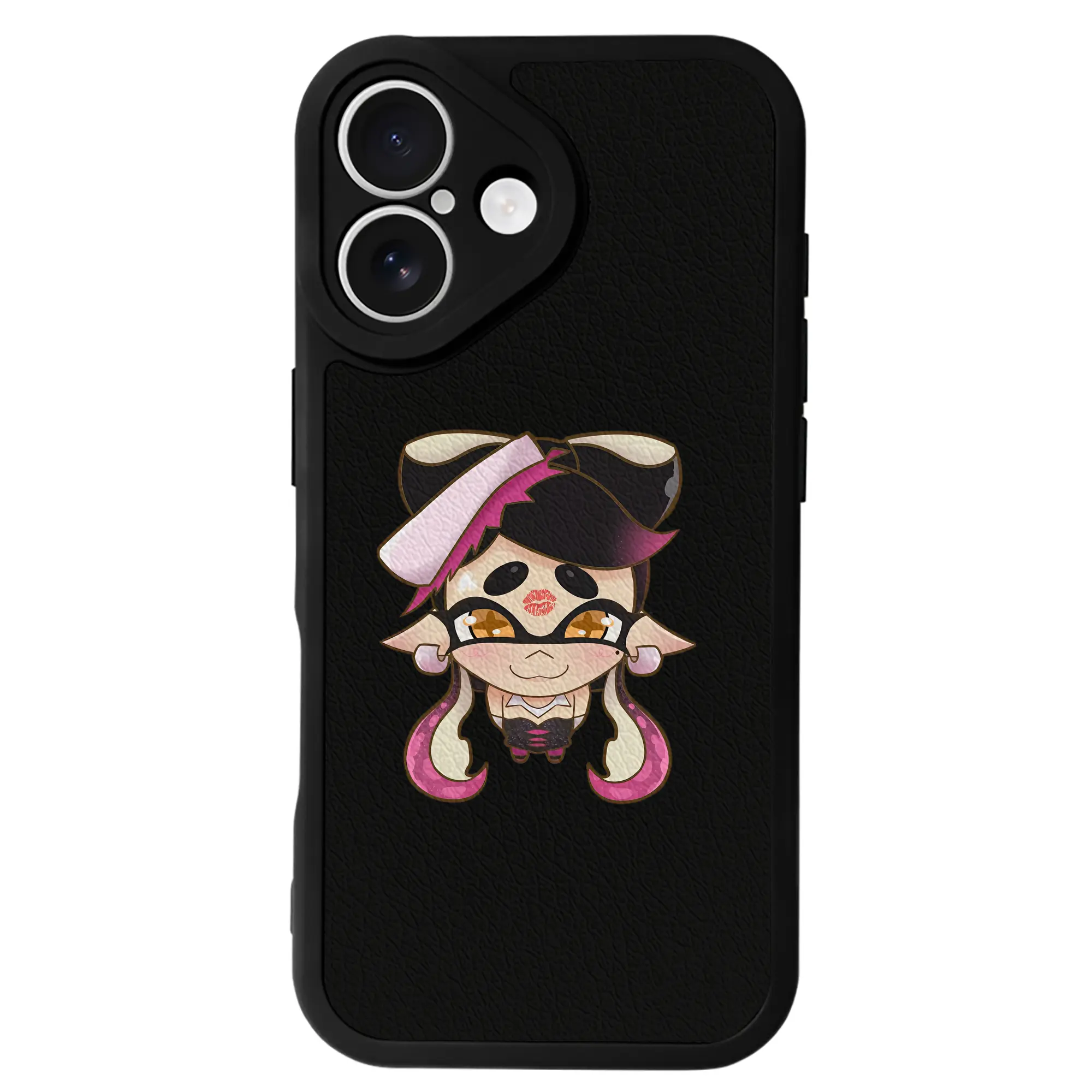 スプラトゥーン グッズ,シオカラーズ アオリ - IPhone 16シリーズ対応 ・ シリコンスマホケース ・ レザー調 ・ 高精度フィット ・ 耐衝撃 ・ ワイヤレス充電対応 ・ 精密カット